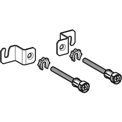 Geberit Set Wandanker, für Einzelmontage, für Duofix WWC, mit Sigma Unterputz-Spülkasten 8 cm Bild 4