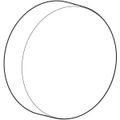 Geberit Betaetigungsrosette und Rosettentraeger für BW-Ablauf mit Drehbetaetig, Farbe weiß Bild 2