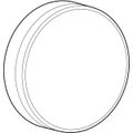 Geberit Split Betaetigungsrosette, für BW-Ablauf mit Drehbetätigung, Farbe Schwarz Matt Bild 2