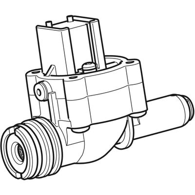Geberit Magnetventil gekürzt Rohrgewinde 1/2", Kunststoff Bild 2