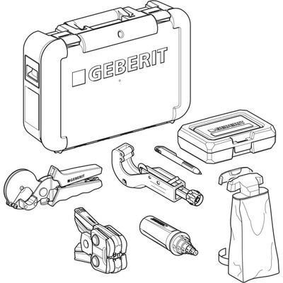 Geberit FlowFit Koffer bestückt, mit Werkzeugen (10-P, d16-40 (2)) Bild 4