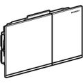 Geberit Sigma60 Betätigungsplatte, eckig, 2-Mengen-Spülung, 25 x 214 x 132 mm, chrom Bild 2