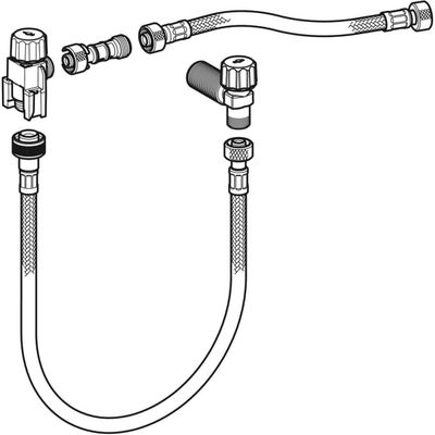 Geberit Wasseranschlussset unten zu Monolith Sanitärmodul, für WC 101 cm Bild 3