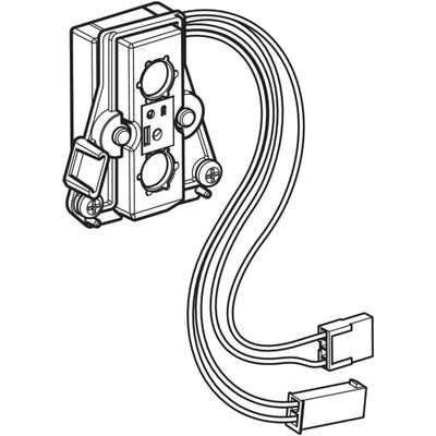 Geberit Sensorelektronik, mit Adapter Bild 2