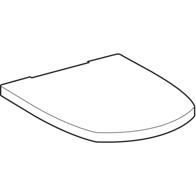 Geberit Vitelle WC-Sitz, weiss Scharniere verchromt, mit Absenkautomatik, Farbe weiß Bild 3