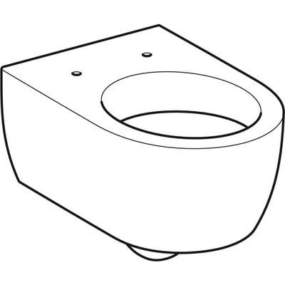 Geberit 4U / iCon Wand-Tiefspül-WC, mit verdeckte Befestigung, 330 x 355 x 530 x 530 mm, Farbe weiß Bild 9