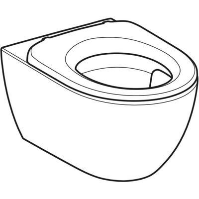 Geberit Acanto Set WWC mit WC-Sitzring, Tiefsp TFlush, geschl.Fo, T:53 cm, KeraTect, 335 x 355 mm, Farbe weiß Bild 6