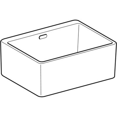 Geberit Publica Mehrzweckbecken, 50 x 20 x 39 cm, mit Überlauf, Farbe weiß Bild 5