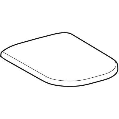 Geberit WC-Sitz mit AS-Autom, WrapOver, chrom Scharnier, Befestigung von oben, Farbe weiß Bild 6