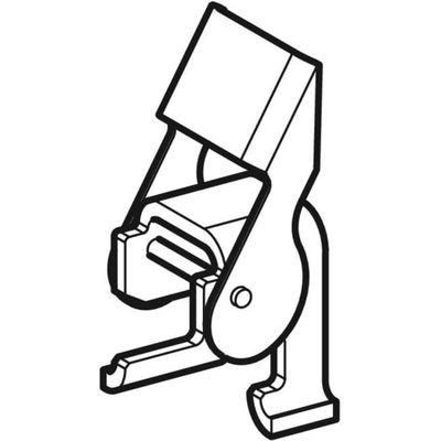 Geberit Systemschienen-Clip Bild 2