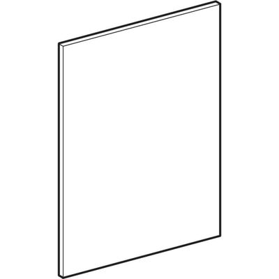 Geberit Tür, für Acanto Unterschrank, für Handwaschbecken, Glas lava, 400 mm, Farbe transparent Bild 2