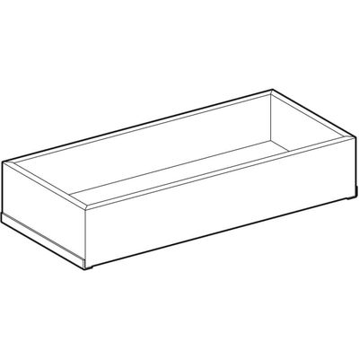 Geberit Acanto Schubladeneinsatz, Farbe braun Bild 5
