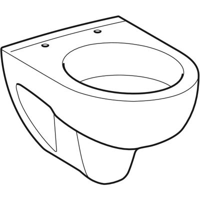 Geberit Wand-Tiefspül-WC, Ausladung 480 mm, 340 x 355 x 480 x 480 mm, Farbe weiß Bild 9