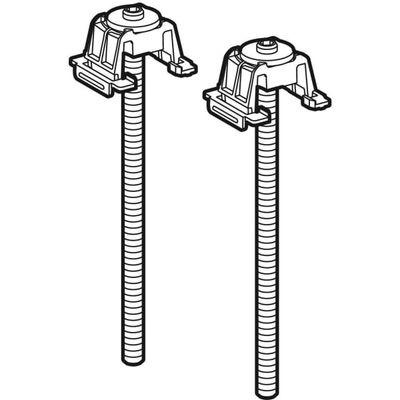 Geberit Fussverlaengerungsset zu Installations- Rahmen, für Setaplano Duschflaeche (2St.), 185 mm Bild 3