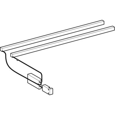 Geberit Doppellichtleiste, für Innenschublade Länge: 55 cm Bild 4