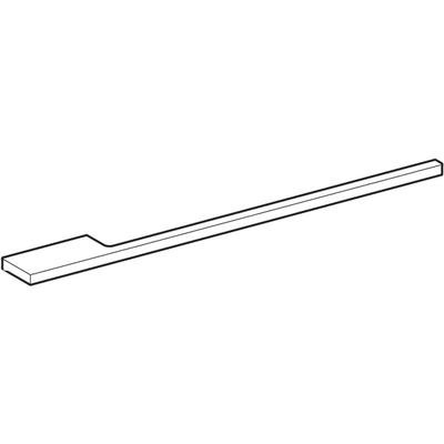 Geberit Handtuchhalter, für Badmöbel, mit rechtwinkliger Ecke, Farbe chrom Bild 5