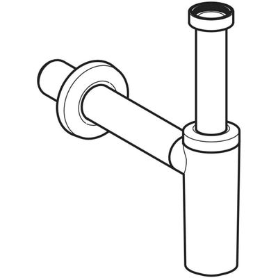 Geberit Tauchr.Ger-Vers, für WB, Abg. horiz. d32, 1 1/4, Farbe schwarz Bild 4