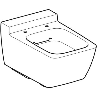 Geberit Xeno2 Wand-WC Tiefspüler geschlossene Form Rimfree, weiss KeraTect, Farbe weiß Bild 5