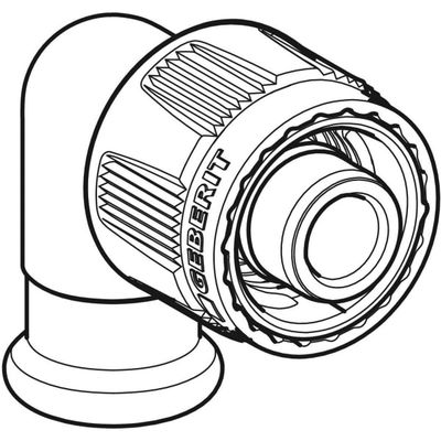 Geberit Mapress Kupfer-Pressf.-Übergangswinkel 90 Gr.mit MasterFix 15 mm x MF20, Rotguss, Farbe kupfer Bild 4