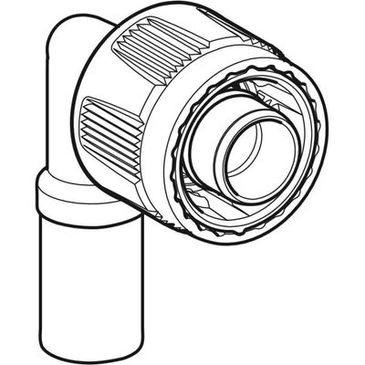 Geberit Mapress Kupfer-Pressf.-Übergangswinkel 90Gr.mit MasterFix 15 mm x MF20 mit Einschub, Farbe kupfer Bild 3