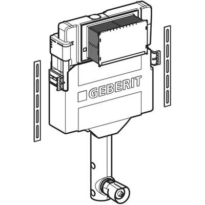 Geberit Sigma Unterputz-Spülkasten 12 cm, 6 / 3 Liter zu Renova Hock-WC, 510 x 410 x 120 mm Bild 7
