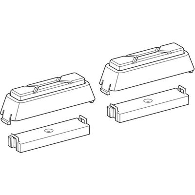 Geberit Set Gummiauflagen für Duofix Install.-Rahmen für Duschflaeche Bild 3