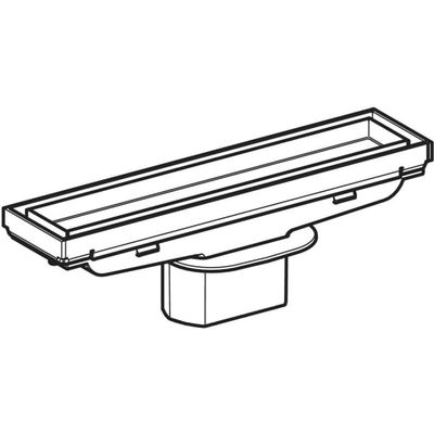 Geberit Duschrinne CleanLine, befliesbar Edelstahl gebürstet, 180 x 26 mm, Farbe silber Bild 6