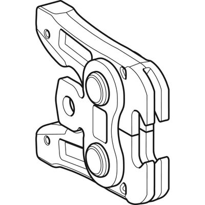 Geberit / Mepla Zwischenbacke ZB 203A Kompatibilitaet 2 Bild 2