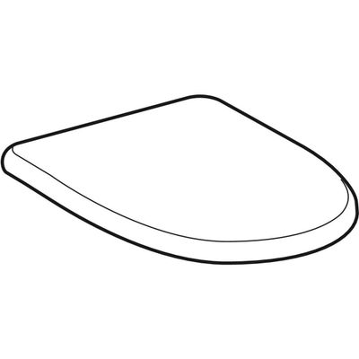 Geberit Renova Comfort WC-Sitz, weiss Befestigung von unten, Farbe weiß Bild 4