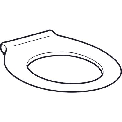 Geberit WC-Sitzring Renova Comfort Basic, barrierefrei, antibakteriell, Farbe weiß Bild 4