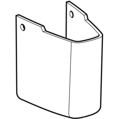 Geberit myDay Halbsaeule, weiss KeraTect, Farbe weiß Bild 6