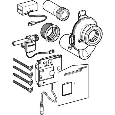 Geberit Urinalsteuerung mit elektronischer Auslösung, Netzbetrieb, universell Bild 3