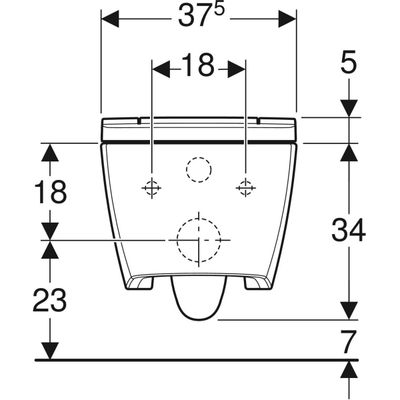 Geberit AquaClean Sela WC-Komplettanlage Wand-WC, Farbe weiß Bild 2