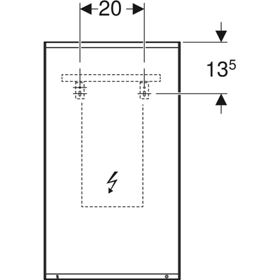 Geberit Option Plus Lichtspiegel, mit direkter und indirekter Beleuchtung Breite 40 cm Bild 5