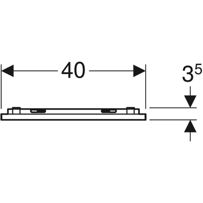 Geberit Option Plus Lichtspiegel, mit direkter und indirekter Beleuchtung Breite 40 cm Bild 4