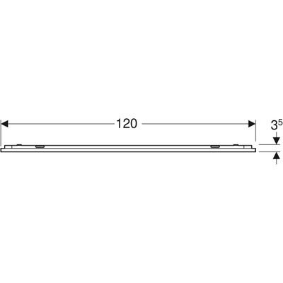 Geberit Option Plus Lichtspiegel, mit direkte und indirekter Beleuchtung Breite 120 cm Bild 4