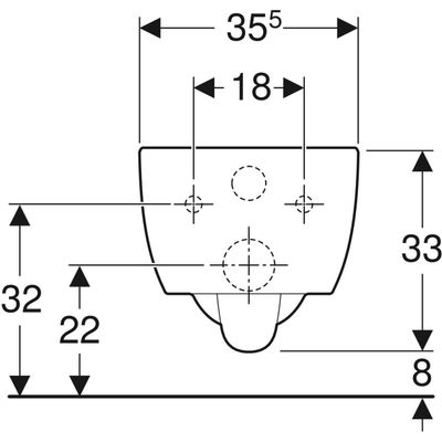 Geberit iCon Wand-WC Tiefspüler geschlossene Form, Farbe weiß Bild 2
