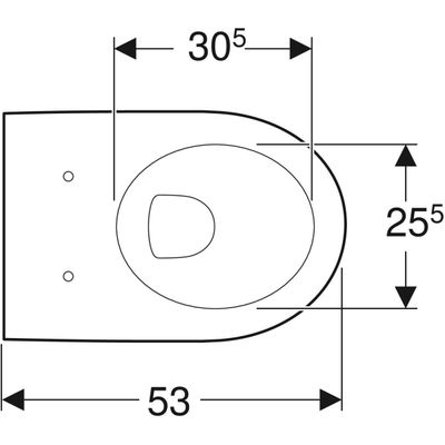 Geberit iCon Wand-WC Tiefspüler geschlossene Form, KeraTect, Farbe weiß Bild 4
