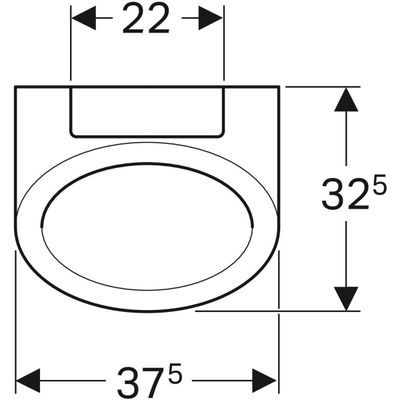 Geberit Centaurus Urinal Hybridbetrieb Zul. hi, Abg. hi. od. unten, Tect, Farbe weiß Bild 4