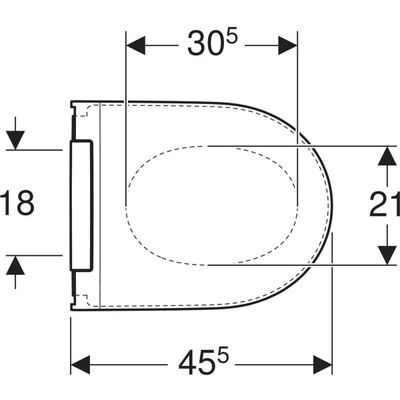 Geberit ONE WC-Sitz, Farbe silberfarben Bild 3
