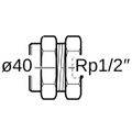 Geberit FlowFit Abpressstopfen, für Rohrende 40 mm Bild 3
