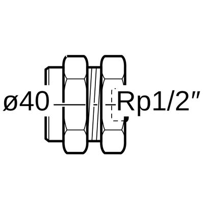 Geberit Abpressstopfen, für Rohrende 40 mm Bild 3