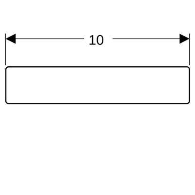 Geberit Magnethalter 10 x 2 x 0,5 cm Bild 2