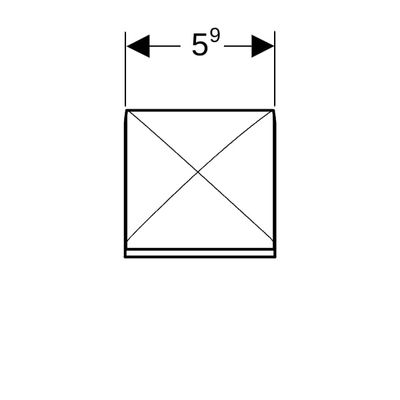Geberit Steckdosenelement, mit USB-Anschluss, Farbe grau Bild 3