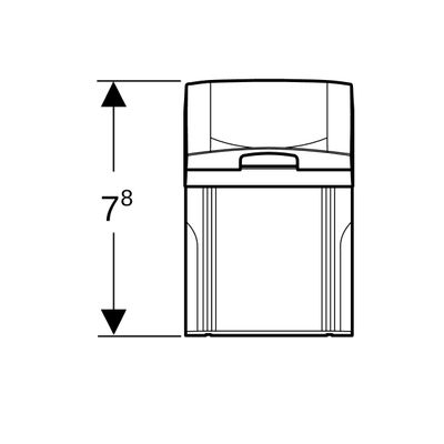 Geberit Steckdosenelement, für Spiegelschrank, Farbe weiß Bild 2
