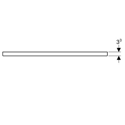 Geberit Griff, B:90 cm lava, Farbe braun Bild 3