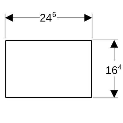 Geberit Sigma Abdeckplatte kundenspez. Bild 3