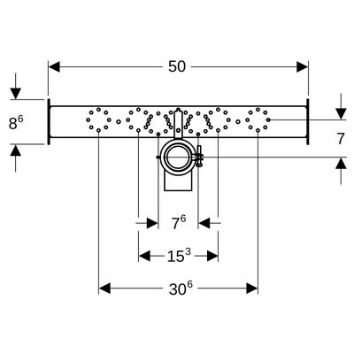 Geberit Traverse, für Standarmatur, Küchenspüle Bild 3