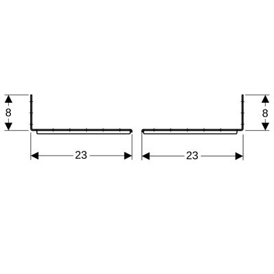 Geberit Duofix Bef.-Set, für Staenderabstand 50-57,5 cm Bild 2