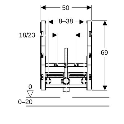 Geberit Bidet-Element, universell Bild 3